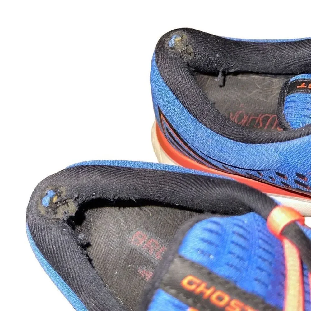 Brooks Ghost 13 Women's Blue Mesh Athletic Road Running Shoes Size US 8.5
